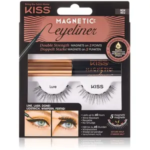 Comparateur de prix : Kiss Kit faux-cils Magnetic eyeliner 01