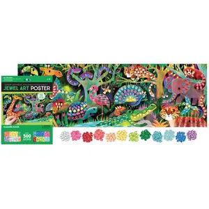 Crocodile Creek Creativity | Jewel Art Poster | Paradijs Jungle pas cher