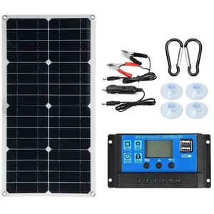 Kit de panneau solaire portable 300 W monocristallin pour bateau - Bat...