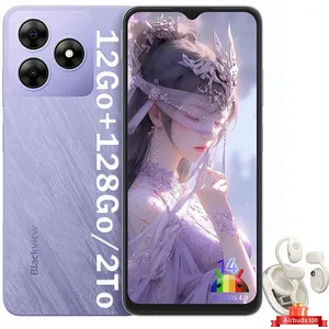 Blackview WAVE 8 Smartphone 6.56" 12Go+128Go/2 To 13MP+8MP 5000mAh Dual SIM Violet avec Blackview AirBuds 100 pas cher