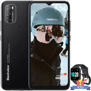 Blackview BV6200 Plus Smartphone Incassable 6.56" 256Go Android 14 11000mAh Noir avec Blackview W60 pas cher
