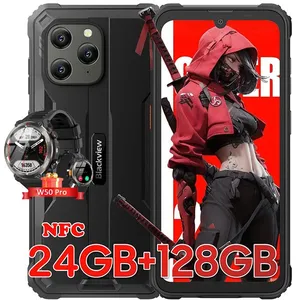 Téléphone Portable Incassable Blackview BV5300 Plus 6,1" 24Go+128Go NFC Noir avec Smartwatch Blackview W50 Pro pas cher