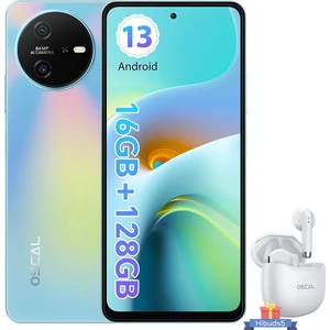 Blackview WAVE 8C Téléphone Portable Pas Cher 6.56" 6Go+64Go 13MP+8MP 4700mAh Dual SIM Noir avec Blackview AirBuds 8Vendu parcdiscount