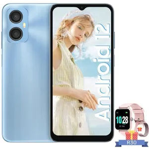 Blackview WAVE 8C Smartphone Pas Cher 6.56" 6Go+64Go 13MP+8MP 4700mAh Dual SIM Bleu avec Blackview AirBuds 60Vendu parcdiscount