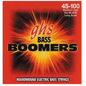 GHS Ghs Ml3045 Bass Boomers Medium Light Long Scale Jeu De Cordes pas cher