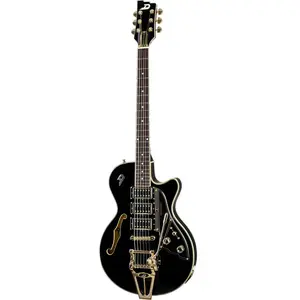 Duesenberg Starplayer TV Custom Black semi-akoestische gitaar met kofferVendu parbax-music