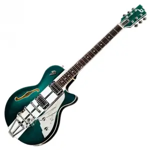 Duesenberg Alliance Mike Campbell 40th Anniversary Catalina-Green & White elektrische gitaar met kofferVendu parbax-music