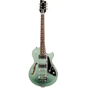 Duesenberg Starplayer TV Catalina Harbor Green semi-akoestische gitaar met kofferVendu parbax-music
