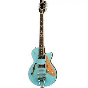 Duesenberg Starplayer TV Narvik Blue semi-akoestische gitaar met kofferVendu parbax-music