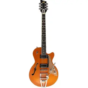 Duesenberg Starplayer TV Vintage Orange semi-akoestische gitaar met kofferVendu parbax-music