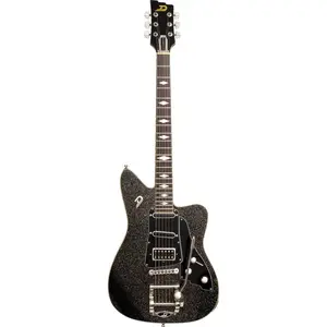 Duesenberg Paloma Black Sparkle elektrische gitaar met Duesenberg Cust... pas cher