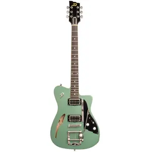 Duesenberg Caribou Catalina Harbor Green semi-akoestische gitaar met gigbag pas cher