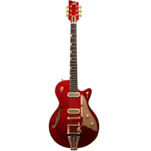 Duesenberg Starplayer TV Phonic Balboa Pearl Red - Semi-akoestische gitaar pas cher