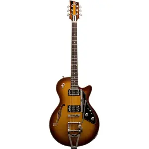Duesenberg Starplayer TV Gold Burst - Custom elektrische gitaar pas cher