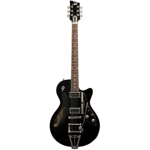 Duesenberg Starplayer TV Deep Black - Semi-akoestische gitaar pas cher