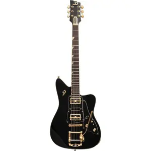 Duesenberg Paloma Custom Black elektrische gitaar met koffer pas cher