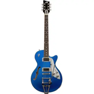 Duesenberg Starplayer TV Balboa Pearl Blue semi-akoestische gitaar met koffer pas cher