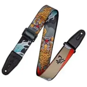 Comparateur de prix : Levy's MPD2C-124 - Sangle polyester embout cuir - Design 124