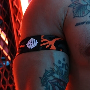 Breedwell Brassards Neo Camo Noir-Orange Neon orange XS pas cher