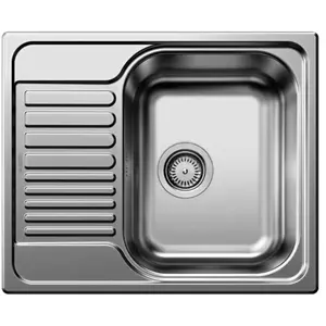 Blanco Lot de 6 éviers TIPO 45 S Mini en Acier inoxydable, égouttoir réversible 60,5x50cm avec siphon inclus (516524-GVP06) pas cher