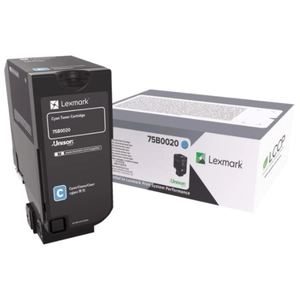 Lexmark 75B0020 tonercartridge 1 stuk(s) Origineel Cyaan pas cher