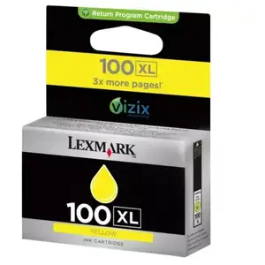 Cartouche Lexmark No 100 XL (14N1071B) Jaune pas cher