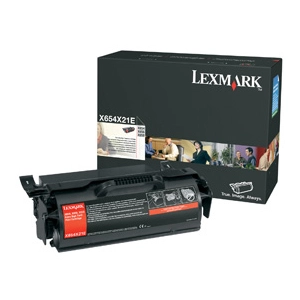 Lexmark Tonercartridge 0X654X31E black pas cher