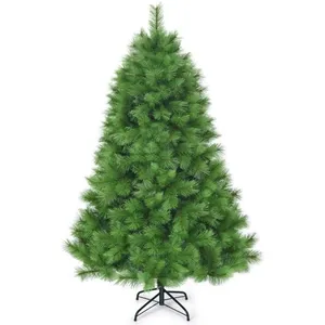 Costway COSTWAY Sapin de Noël Artificiel 180 cm avec 586 Branches et S... pas cher