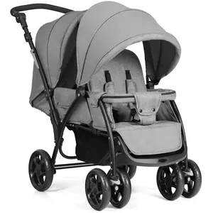 DREAMADE Poussette Double Confortable Compacte Poussette Pliable pour ... pas cher