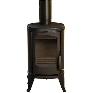 Poêle à bois en fonte Modèle eliptiko 7,5 kW - Fundicio pas cher