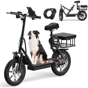 Trottinette électrique avec siège - Ladped LPBS - Moteur 500W - Autono... pas cher