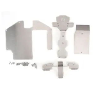Armure de Châssis Arrière Avant en Acier Inoxydable pour Voiture RC Traxxas 1/7 Udr pas cher