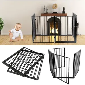 Barrière de sécurité - MIXMEST - 4 pans - Noir - Métal pas cher