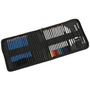 Set de 41pcs Outil de Dessin Crayons+Gomme Avec Trousse à CrayonVendu parfnac-be
