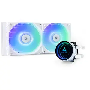 Chieftec ICEBERG 240-RGB-W, Refroidissement liquide CPU, Blanc pas cher