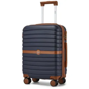 KONO Valise Cabine Taille 55x40x20cm Rigide Légère ABS+PC Valise de Vo... pas cher
