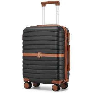 KONO Valise Cabine Taille 55x40x20cm Rigide Légère ABS+PC Valise de Voyage ... pas cher
