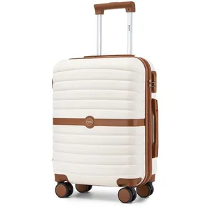 KONO Valise Cabine Taille 55x40x20cm Rigide Légère ABS+PC Valise de Voyage ... pas cher