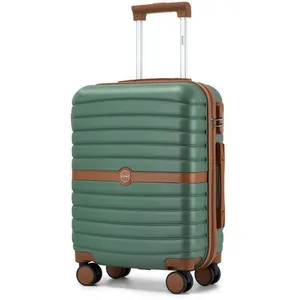 Kono Valise Cabine Taille 55x40x20cm Rigide ABS+PC Valise de Voyage à ... pas cher