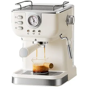 OUKANING Machine à café haute pression semi - automatique - bulles de lait à vapeur concentrée - 1.5L 1050W 20 bars pas cher