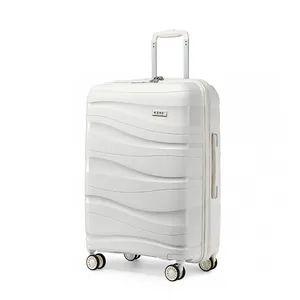 KONO Valise Bagage Cabine 55x40x20cm Rigide Polypropylène Ultra Léger Porta... pas cher