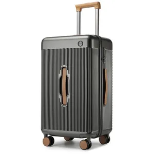 Valise de Voyage - Non spécifié - 66.5x40x30cm - Rigide - 4 Roulettes - Serrure TSA - Gris pas cher
