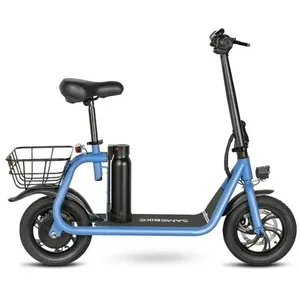 Samebike-SAMEBIKE SM-C01 Trottinette électrique pliable avec siège,Mot...