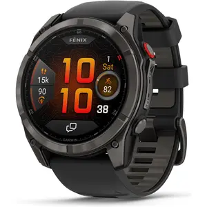 Garmin f nix 8 Pro 51mm DLC Titane (51 mm), Montre connectée