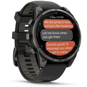 Comparateur de prix : Garmin f nix 8 Pro 47mm DLC Titane (47 mm), Montre connectée