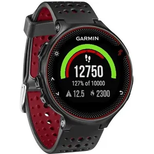 Garmin Forerunner 235 - Montre De Sport Avec Bracelet - Silicone - Affichage 1.23" - 42 G - Noir, Rouge Marsala pas cher