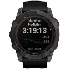 Montre Garmin F nix® 7X Sapphire Solar - titane carbon gray/noir - TUVendu parrakuten