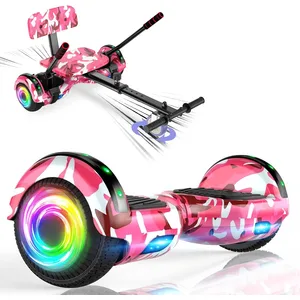 SISIGAD Trottinette électrique légère pour Enfants, Vitesse maximale 10KM/H et 4-6 KM, Écran LED Lumières colorés Hauteur Réglables-Vert pas cher