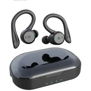 Écouteurs Etanche BE1032 Sans fil Sport Casque Bluetooth5.0 Stéréo HD IPX7 Avec boîtier de charge -Noir pas cher