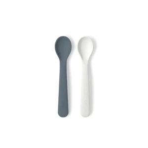 EKOBO- SILICONE SPOON SET- CLOUD/STORM